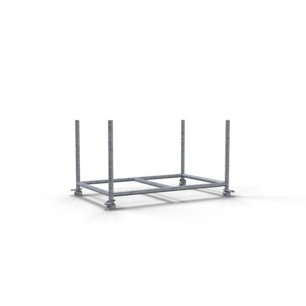 Stackable pallet | 1,43m x 0,87m | galvanized | Filling dimensions: 1.43 x 0.87 m x 0.70 m